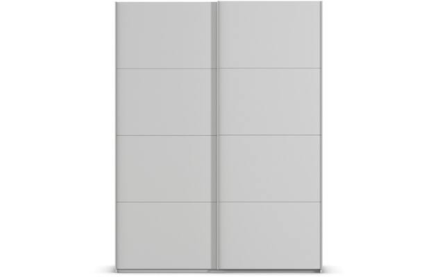 Goossens excellent kledingkast finca mat glas grijs hoogwaardig meubelplaat - 8244205-01