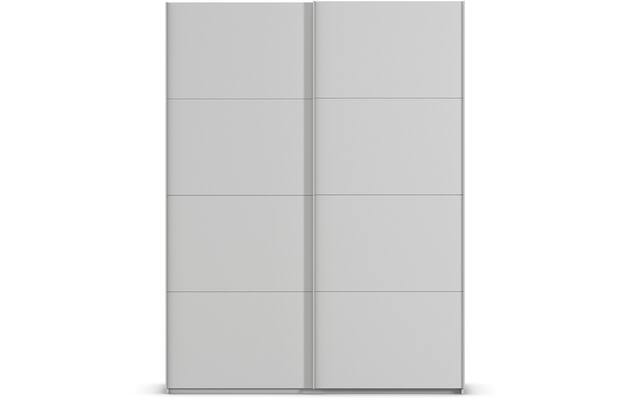 Goossens excellent kledingkast finca mat glas grijs hoogwaardig meubelplaat - 8244206-01