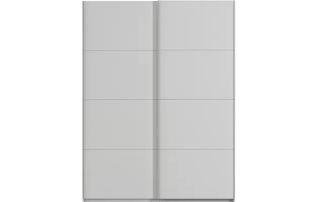 Goossens excellent kledingkast finca mat glas grijs hoogwaardig meubelplaat - 8244206-01