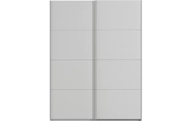 Goossens excellent kledingkast finca mat glas grijs hoogwaardig meubelplaat - 8244207-01