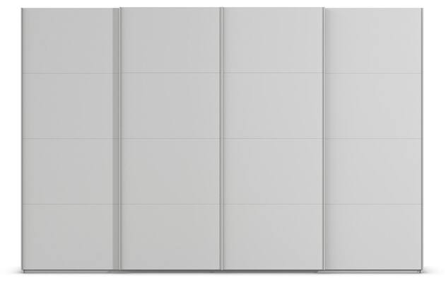 Goossens excellent kledingkast finca mat glas grijs hoogwaardig meubelplaat - 8244211-01