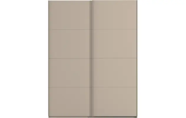 Goossens excellent kledingkast finca mat glas bruin hoogwaardig meubelplaat - 8244215-01