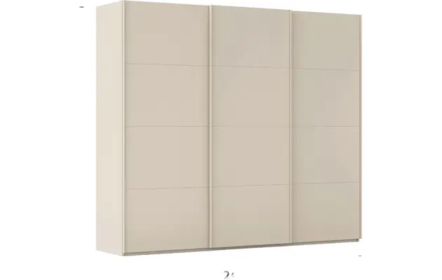 Goossens excellent kledingkast finca mat glas bruin hoogwaardig meubelplaat - 8244217-03