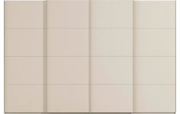 Goossens excellent kledingkast finca mat glas bruin hoogwaardig meubelplaat - 8244222-01