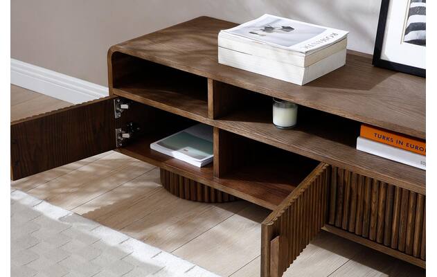 Goossens basic tv meubel melani bruin eiken - 8244358-goossens-basic-melani-tv-meubel-eiken-bruin-03