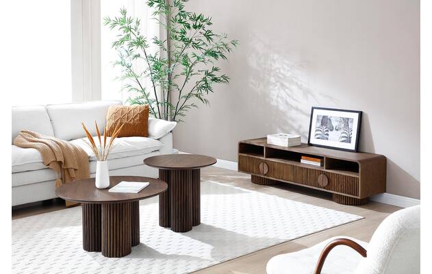 Goossens basic bijzettafel melani bruin eiken - 8244362-goossens-basic-melani-kleinmeubel-eiken-03