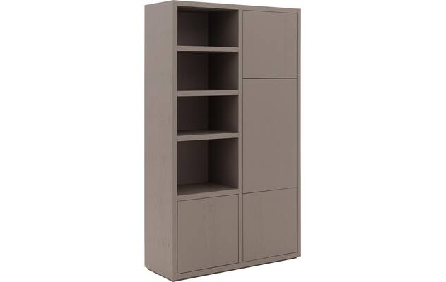 Goossens opbergkast barcelona bruin eiken - 8244460-goossens-barcelona-opbergkast-eiken-03