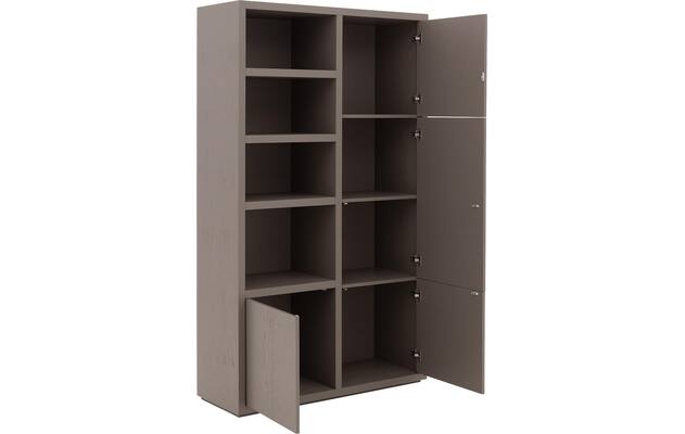 Goossens opbergkast barcelona bruin eiken - 8244460-goossens-barcelona-opbergkast-eiken-04