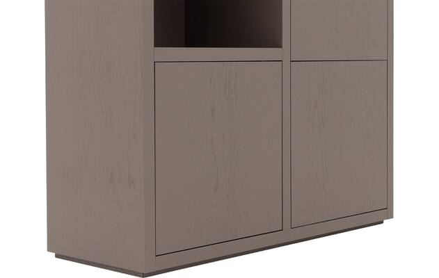 Goossens opbergkast barcelona bruin eiken - 8244460-goossens-barcelona-opbergkast-eiken-06