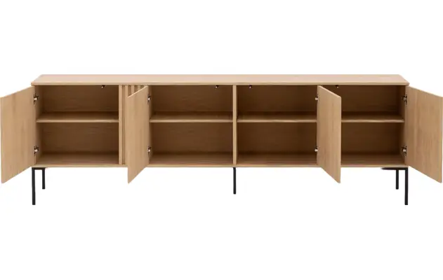 Goossens dressoir viola blank eiken - 8244477-goossens-viola-dressoir-eiken-02