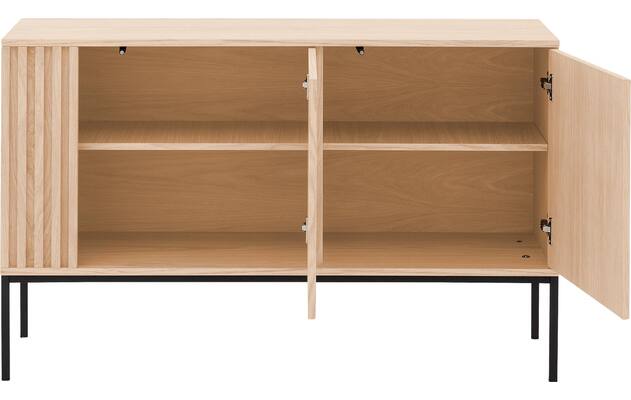 Goossens dressoir viola wit eiken - 8244484-goossens-viola-dressoir-eiken-02