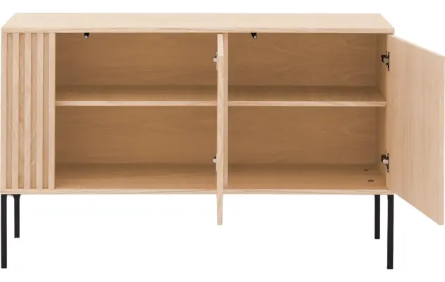 Goossens dressoir viola wit eiken - 8244484-goossens-viola-dressoir-eiken-02