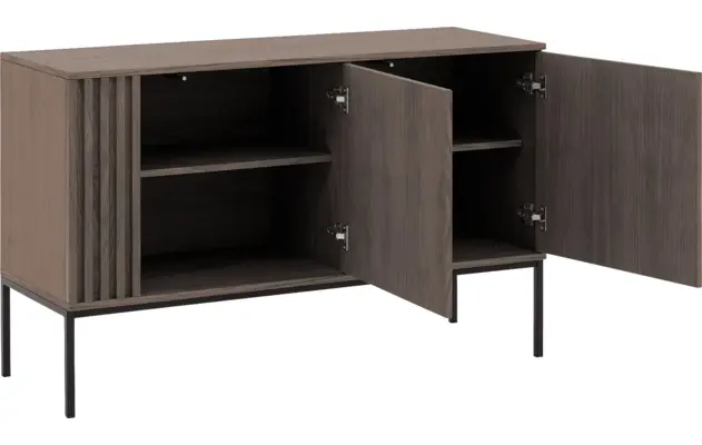 Goossens dressoir viola donker bruin eiken - 8244485-goossens-viola-dressoir-eiken-04