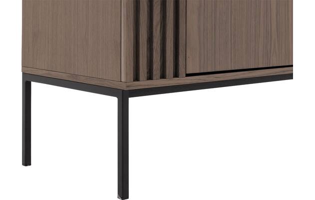 Goossens dressoir viola donker bruin eiken - 8244485-goossens-viola-dressoir-eiken-05