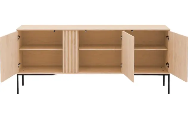 Goossens dressoir viola wit eiken - 8244488-goossens-viola-dressoir-eiken-02