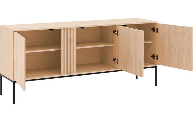 Goossens dressoir viola wit eiken - 8244488-goossens-viola-dressoir-eiken-04