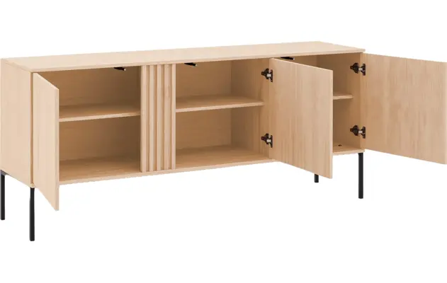 Goossens dressoir viola wit eiken - 8244488-goossens-viola-dressoir-eiken-04