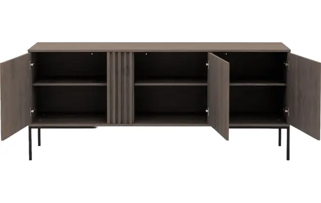 Goossens dressoir viola donker bruin eiken - 8244489-goossens-viola-dressoir-eiken-02