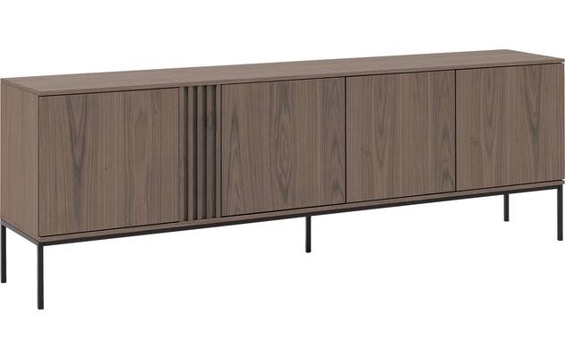 Goossens dressoir viola donker bruin eiken - 8244493-goossens-viola-dressoir-eiken-03