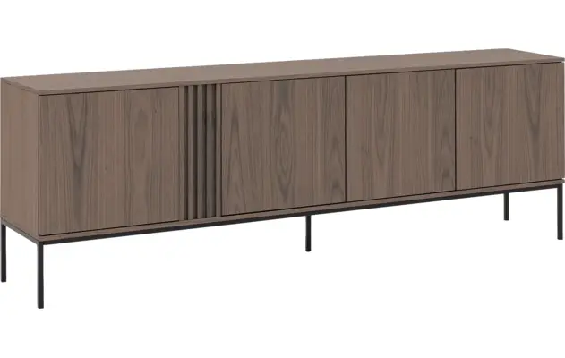 Goossens dressoir viola donker bruin eiken - 8244493-goossens-viola-dressoir-eiken-03
