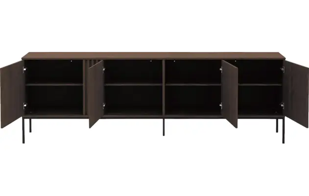 Goossens dressoir viola bruin eiken - 8244494-goossens-viola-dressoir-eiken-02