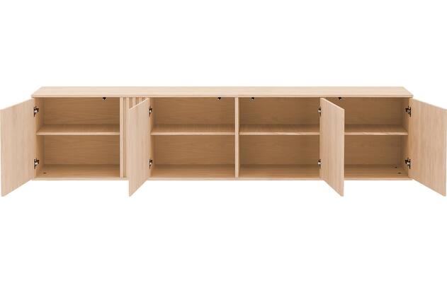 Goossens dressoir viola wit eiken - 8244504-goossens-viola-dressoir-eiken-02
