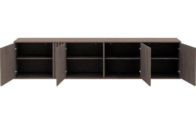 Goossens dressoir viola donker bruin eiken - 8244505-goossens-viola-dressoir-eiken-02