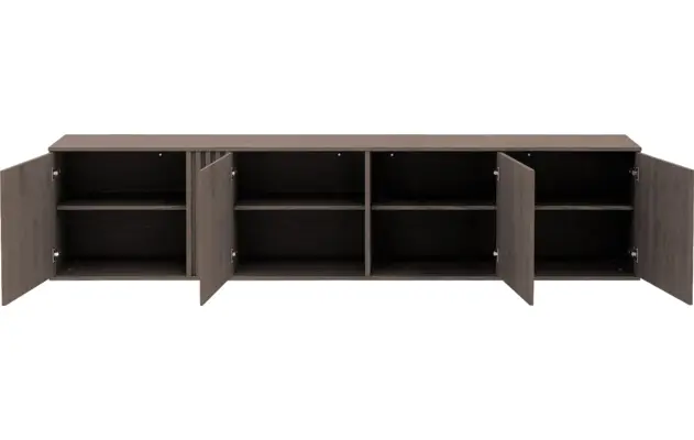 Goossens dressoir viola donker bruin eiken - 8244505-goossens-viola-dressoir-eiken-02