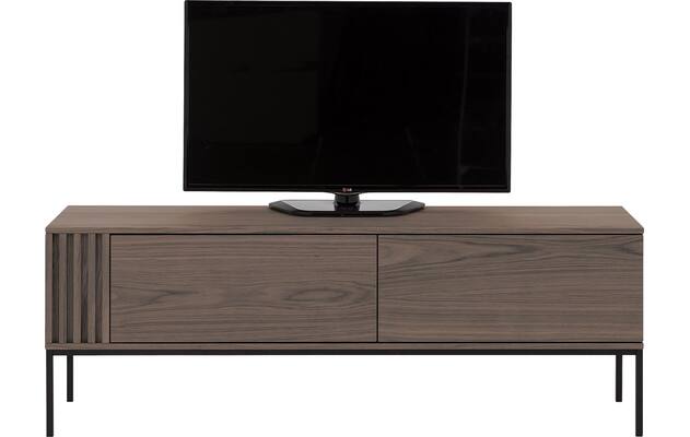 Goossens tv meubel viola donker bruin eiken - 8244509-goossens-viola-tv-meubel-eiken-donker-bruin-02