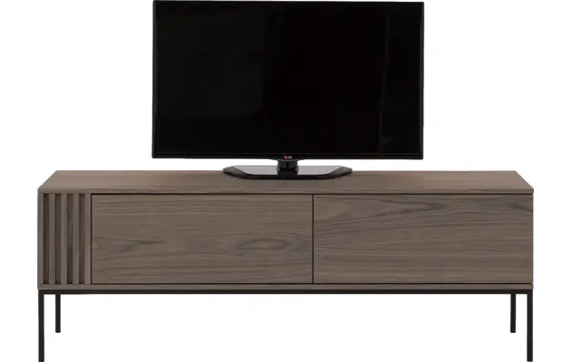 Goossens tv meubel viola donker bruin eiken - 8244509-goossens-viola-tv-meubel-eiken-donker-bruin-02