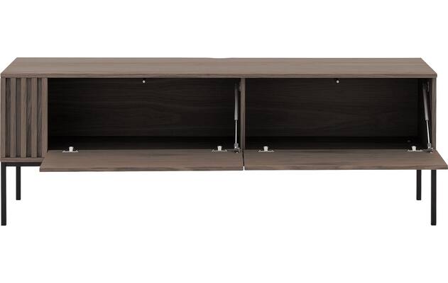 Goossens tv meubel viola donker bruin eiken - 8244509-goossens-viola-tv-meubel-eiken-donker-bruin-03