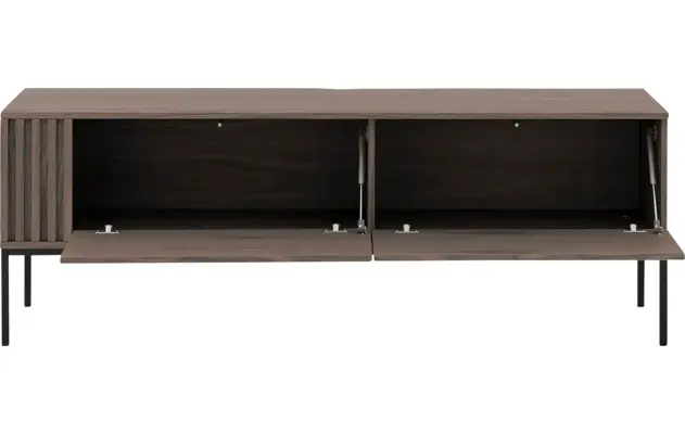 Goossens tv meubel viola donker bruin eiken - 8244509-goossens-viola-tv-meubel-eiken-donker-bruin-03