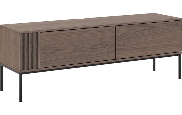 Goossens tv meubel viola donker bruin eiken - 8244509-goossens-viola-tv-meubel-eiken-donker-bruin-04
