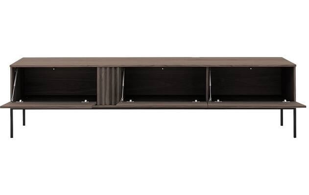 Goossens tv meubel viola donker bruin eiken - 8244513-goossens-viola-tv-meubel-eiken-donker-bruin-03