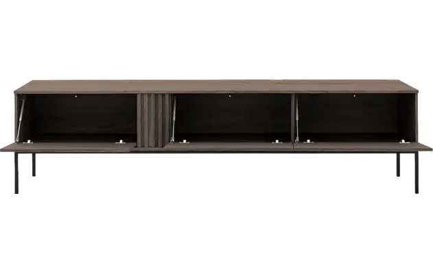 Goossens tv meubel viola donker bruin eiken - 8244513-goossens-viola-tv-meubel-eiken-donker-bruin-03