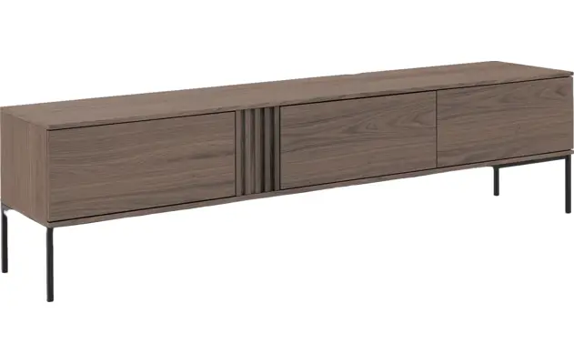 Goossens tv meubel viola donker bruin eiken - 8244513-goossens-viola-tv-meubel-eiken-donker-bruin-04