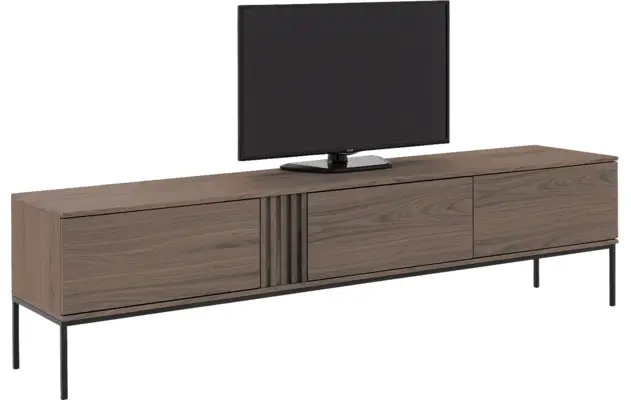 Goossens tv meubel viola donker bruin eiken - 8244513-goossens-viola-tv-meubel-eiken-donker-bruin-05