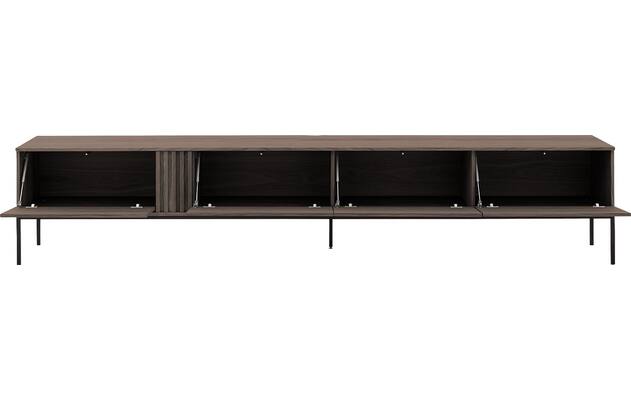 Goossens tv meubel viola donker bruin eiken - 8244517-goossens-viola-tv-meubel-eiken-donker-bruin-03