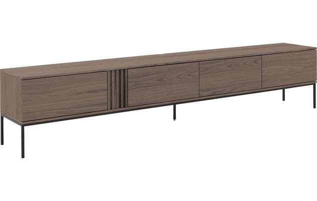 Goossens tv meubel viola donker bruin eiken - 8244517-goossens-viola-tv-meubel-eiken-donker-bruin-04