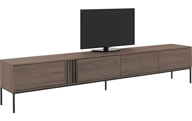 Goossens tv meubel viola donker bruin eiken - 8244517-goossens-viola-tv-meubel-eiken-donker-bruin-05
