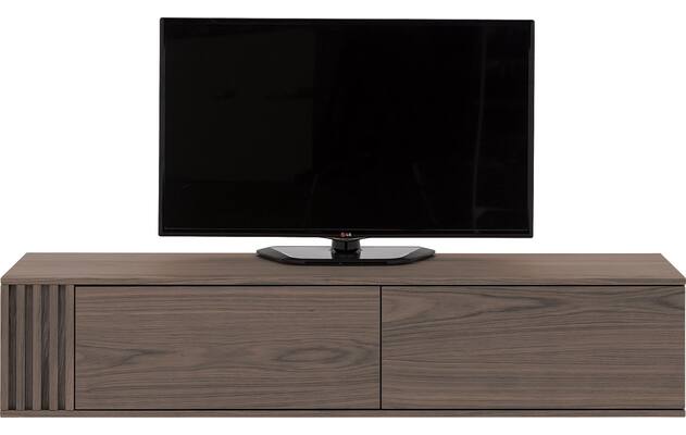 Goossens tv meubel viola donker bruin eiken - 8244521-goossens-viola-tv-meubel-eiken-donker-bruin-02