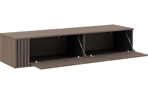 Goossens tv meubel viola donker bruin eiken - 8244521-goossens-viola-tv-meubel-eiken-donker-bruin-06