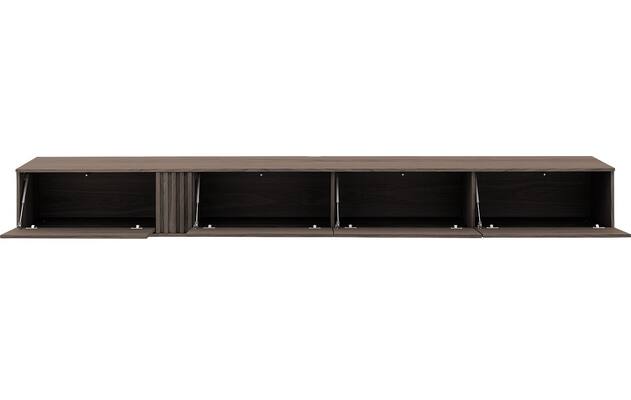 Goossens tv meubel viola donker bruin eiken - 8244529-goossens-viola-tv-meubel-eiken-donker-bruin-03