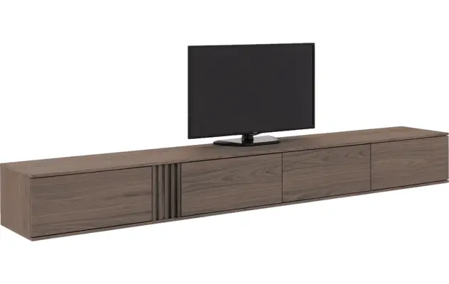 Goossens tv meubel viola donker bruin eiken - 8244529-goossens-viola-tv-meubel-eiken-donker-bruin-05