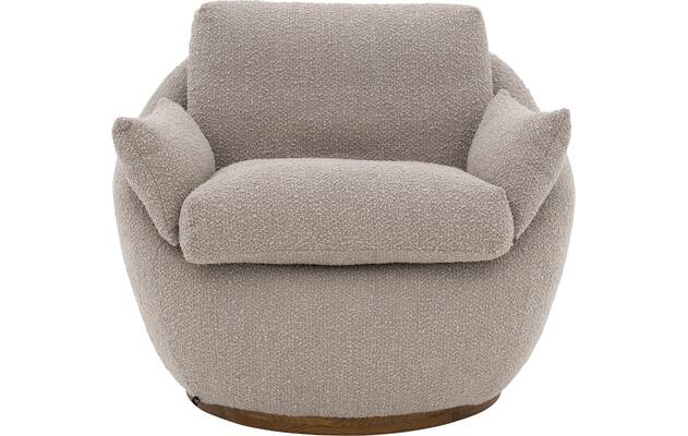 Goossens draaifauteuil lazy bruin stof - 8244531-goossens-lazy-fauteuil-stof-03