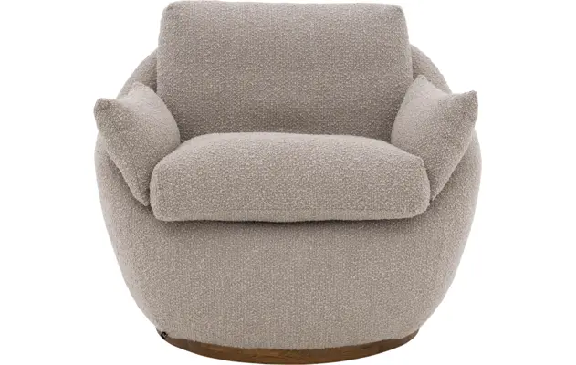 Goossens draaifauteuil lazy bruin stof - 8244531-goossens-lazy-fauteuil-stof-03