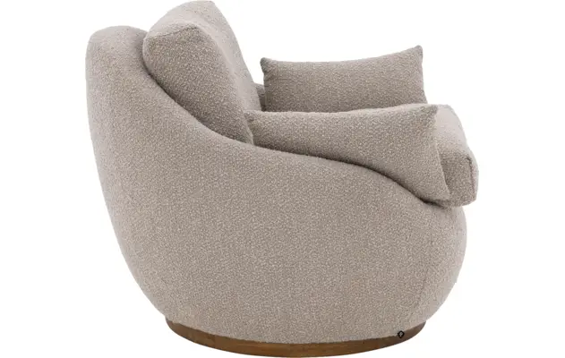 Goossens draaifauteuil lazy bruin stof - 8244531-goossens-lazy-fauteuil-stof-04