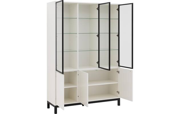 Goossens vitrinekast valencia wit melamine - 8244533-goossens-valencia-vitrinekast-melamine-06