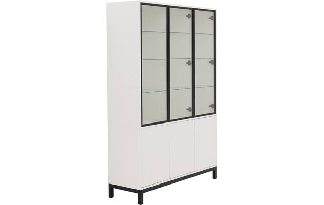 Goossens vitrinekast valencia wit melamine - 8244533-goossens-valencia-vitrinekast-melamine-08