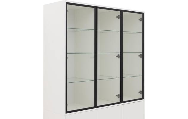 Goossens vitrinekast valencia wit melamine - 8244533-goossens-valencia-vitrinekast-melamine-09